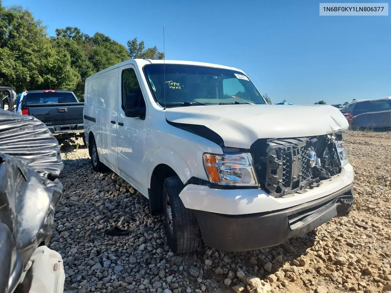 2020 Nissan Nv 2500 S VIN: 1N6BF0KY1LN806377 Lot: 82343415