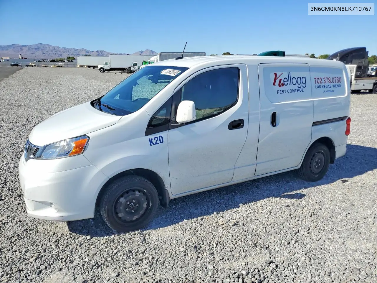 2020 Nissan Nv200 Delivery Van VIN: 3N6CM0KN8LK710767 Lot: 85635655