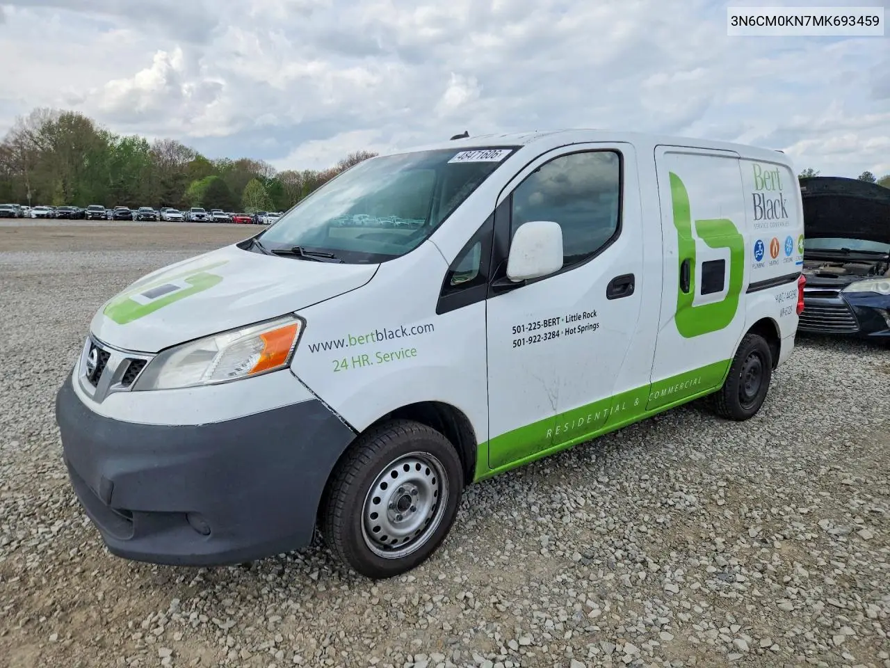 2021 Nissan Nv200 Sv Cargo ** R & D * Pri Fleet ** VIN: 3N6CM0KN7MK693459 Lot: 52276016