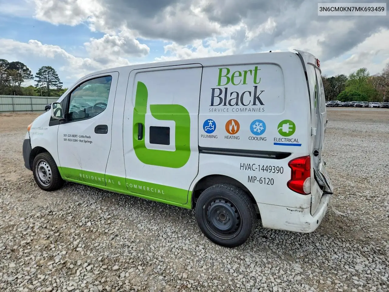2021 Nissan Nv200 Sv Cargo ** R & D * Pri Fleet ** VIN: 3N6CM0KN7MK693459 Lot: 52276016