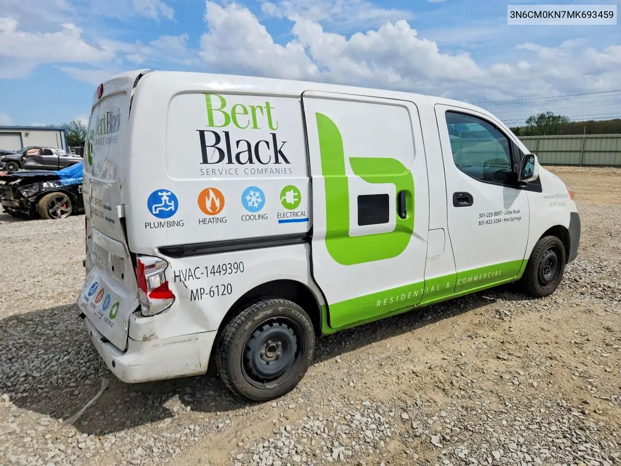 2021 Nissan Nv200 Sv Cargo ** R & D * Pri Fleet ** VIN: 3N6CM0KN7MK693459 Lot: 52276016