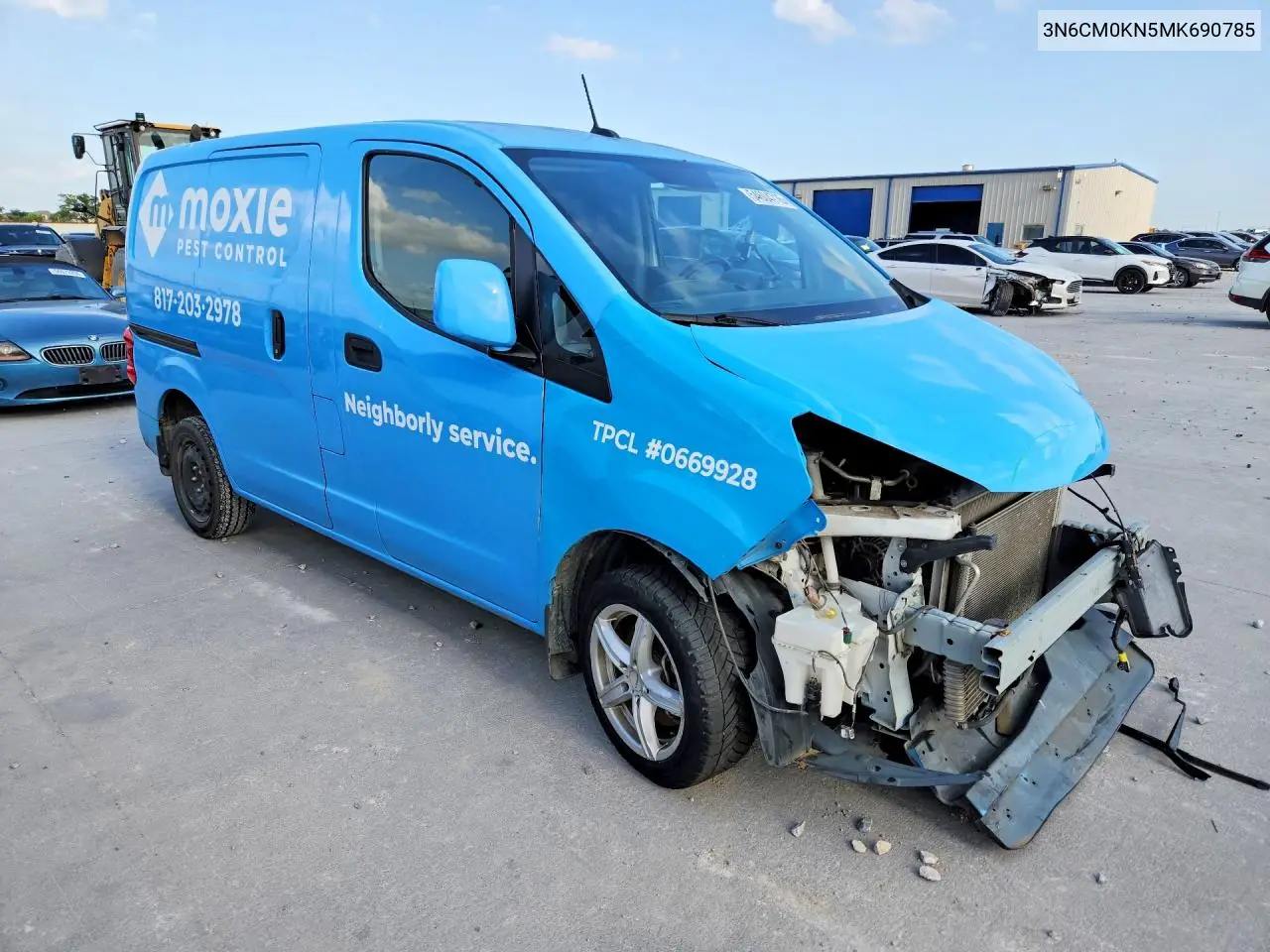 2021 Nissan Nv200 Sv VIN: 3N6CM0KN5MK690785 Lot: 54604716