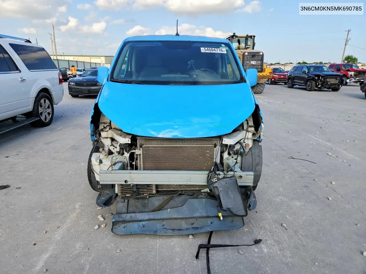 2021 Nissan Nv200 Sv VIN: 3N6CM0KN5MK690785 Lot: 54604716