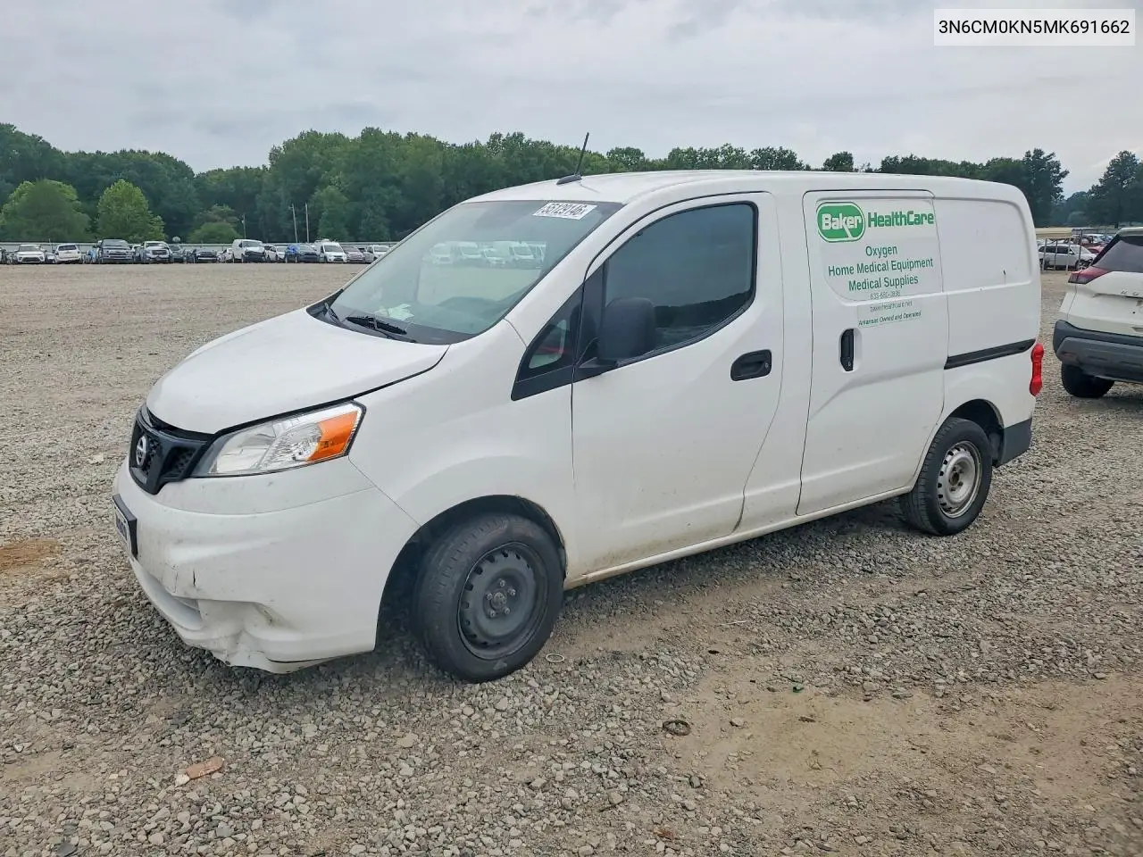 2021 Nissan Nv200 S VIN: 3N6CM0KN5MK691662 Lot: 55129146