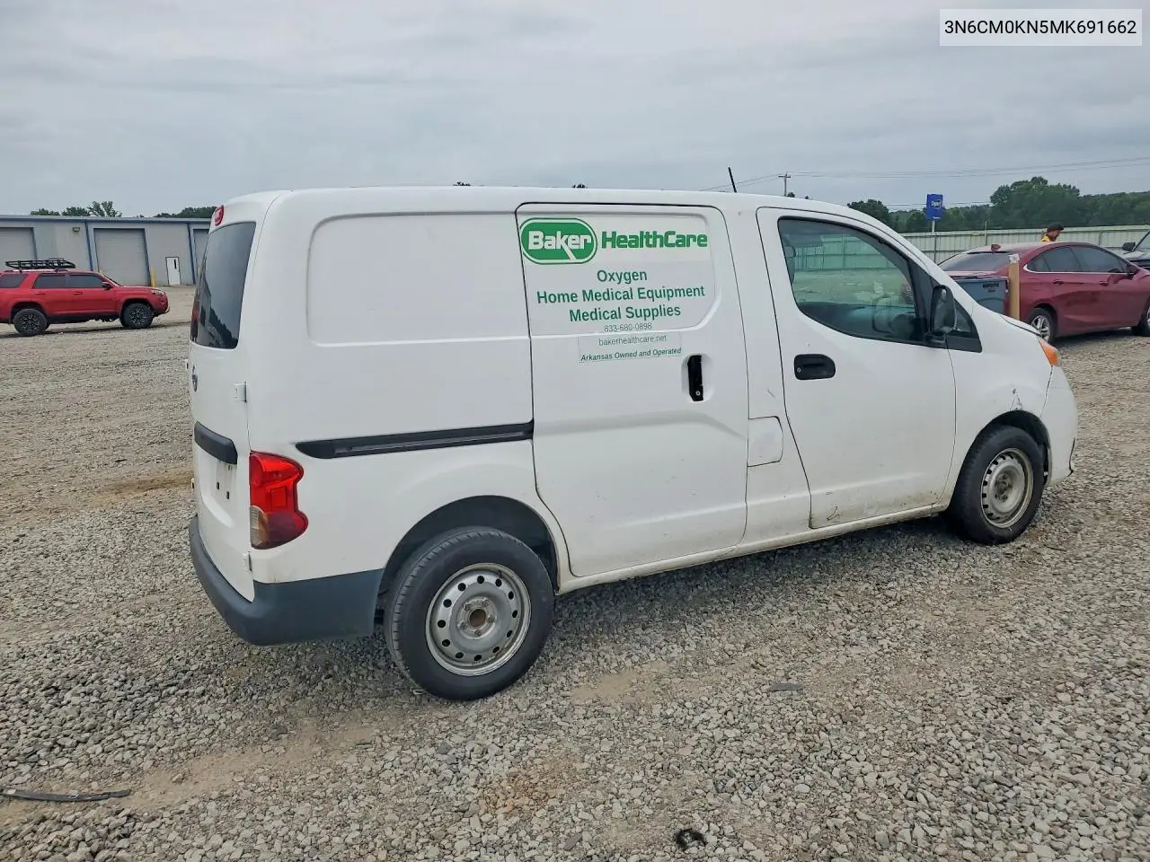 2021 Nissan Nv200 S VIN: 3N6CM0KN5MK691662 Lot: 55129146