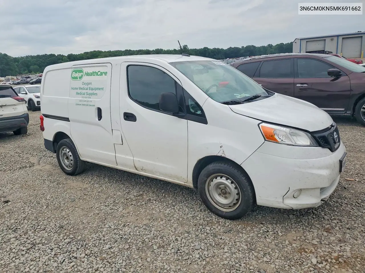 2021 Nissan Nv200 S VIN: 3N6CM0KN5MK691662 Lot: 55129146