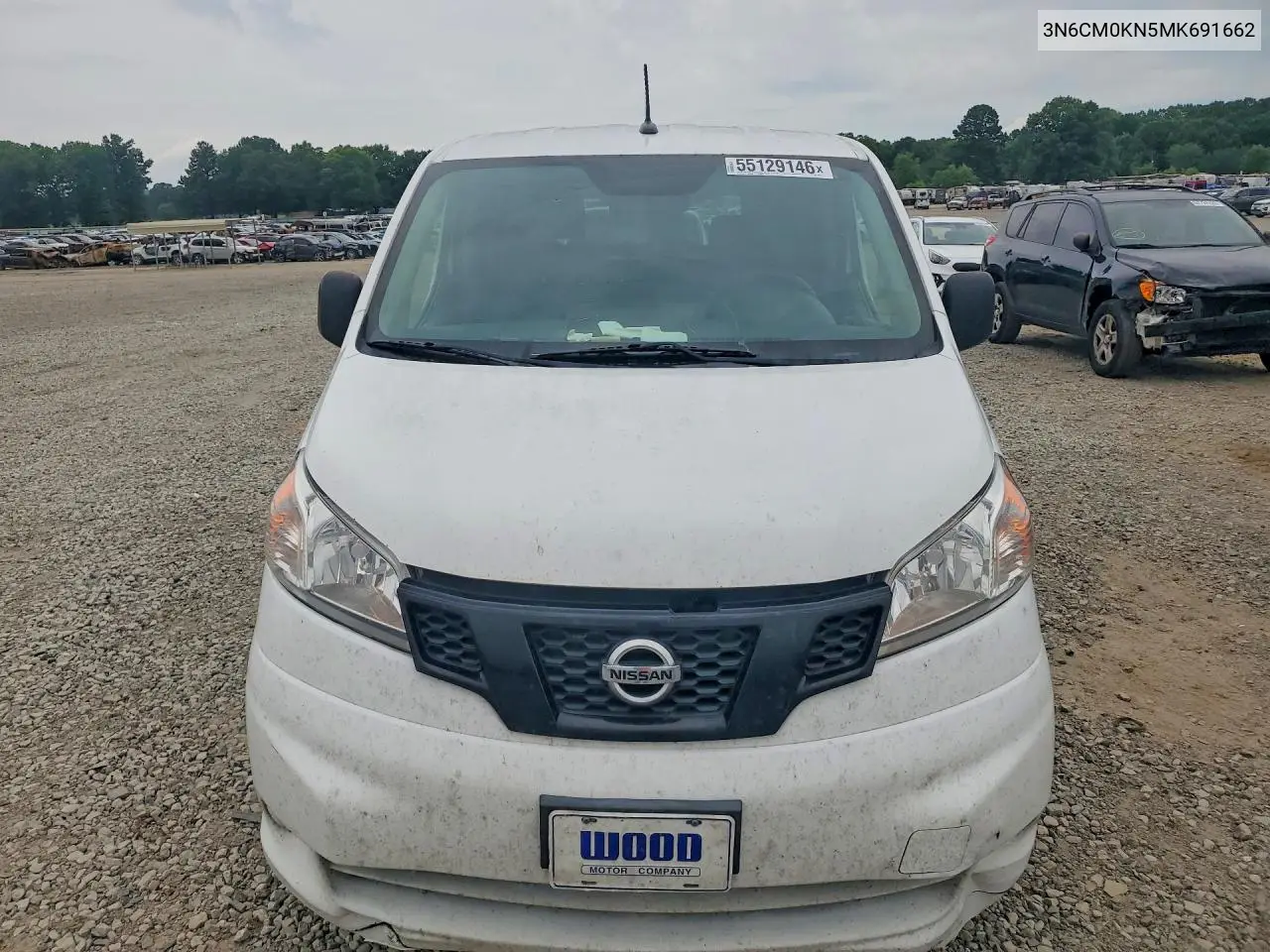 2021 Nissan Nv200 S VIN: 3N6CM0KN5MK691662 Lot: 55129146