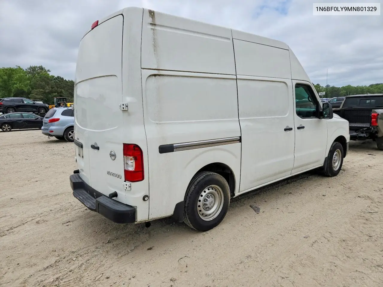 2021 Nissan Nv 2500 Hd S VIN: 1N6BF0LY9MN801329 Lot: 55386016