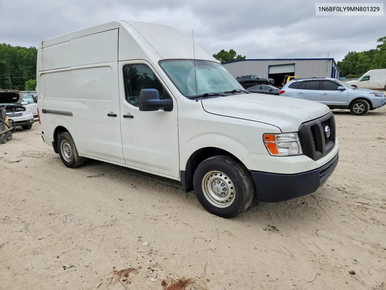 2021 Nissan Nv 2500 Hd S VIN: 1N6BF0LY9MN801329 Lot: 55386016