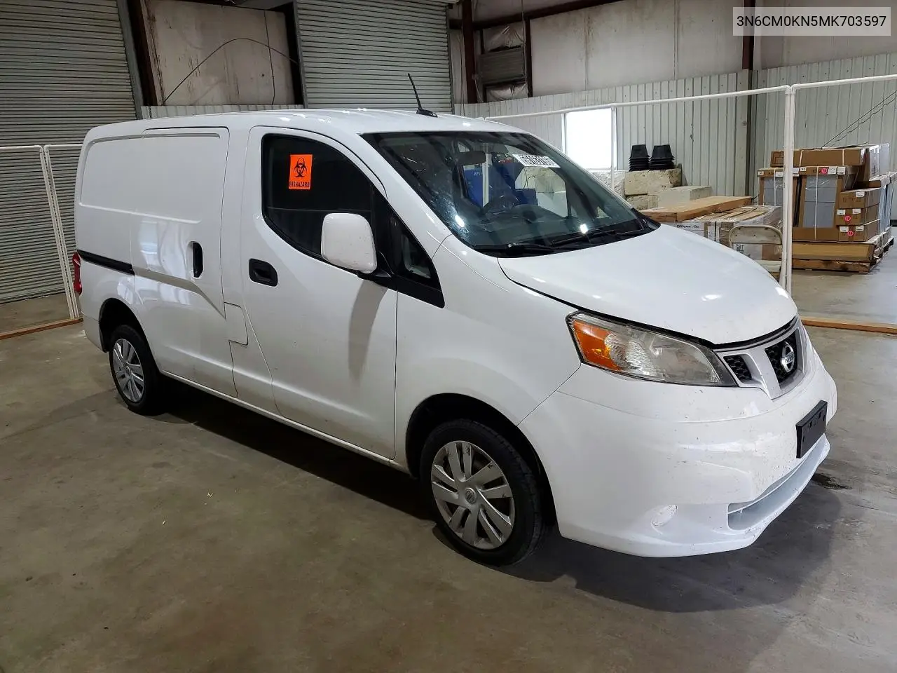 2021 Nissan Nv200 Sv VIN: 3N6CM0KN5MK703597 Lot: 56163196