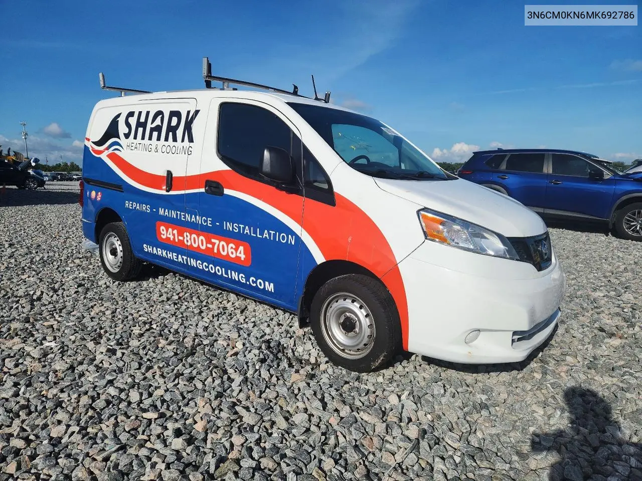 2021 Nissan Nv200 S VIN: 3N6CM0KN6MK692786 Lot: 56670886