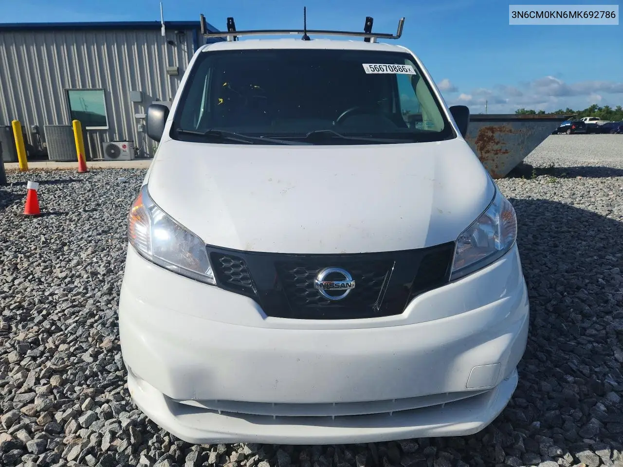 2021 Nissan Nv200 S VIN: 3N6CM0KN6MK692786 Lot: 56670886