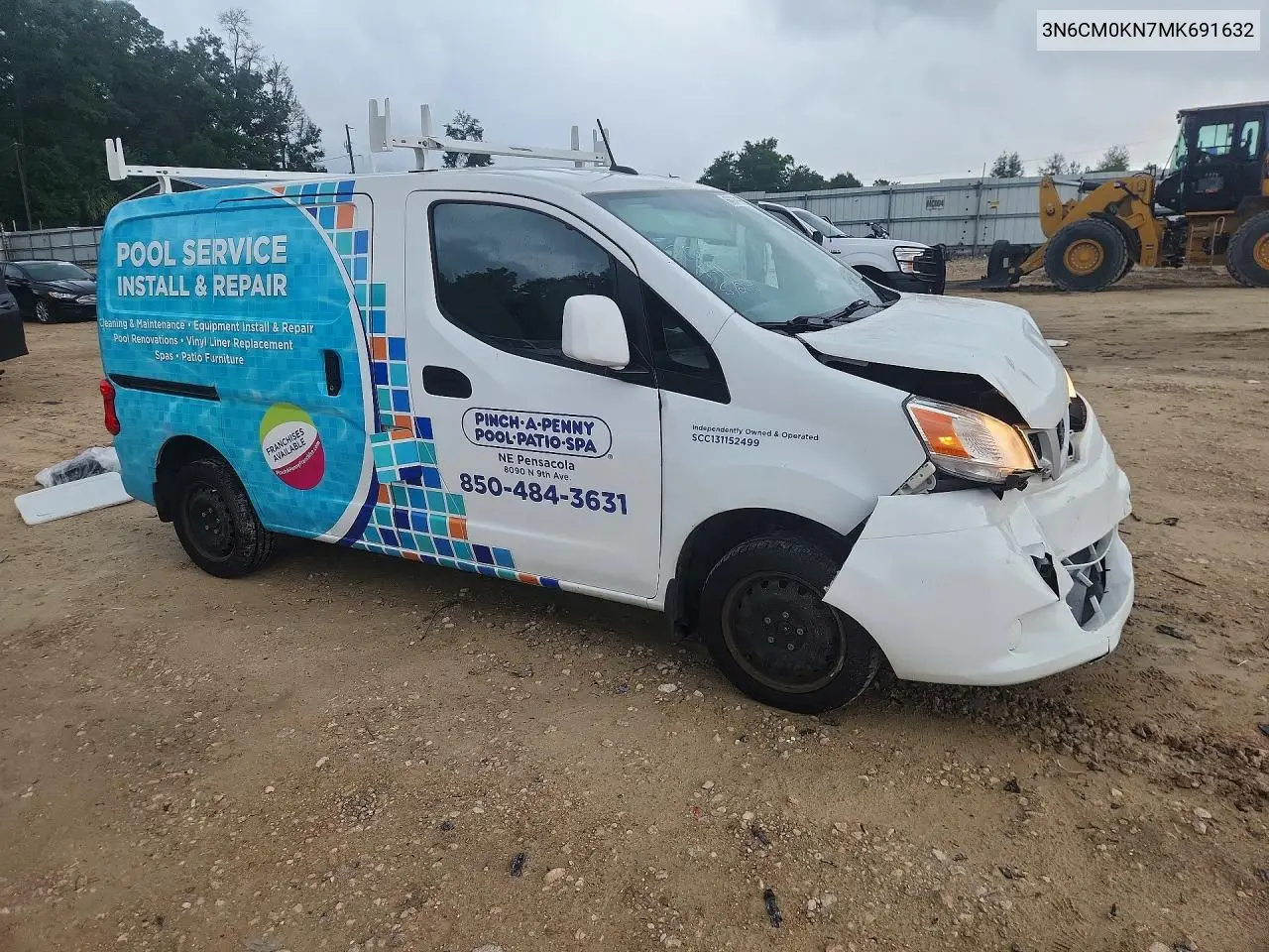 2021 Nissan Nv200 Sv VIN: 3N6CM0KN7MK691632 Lot: 56676166