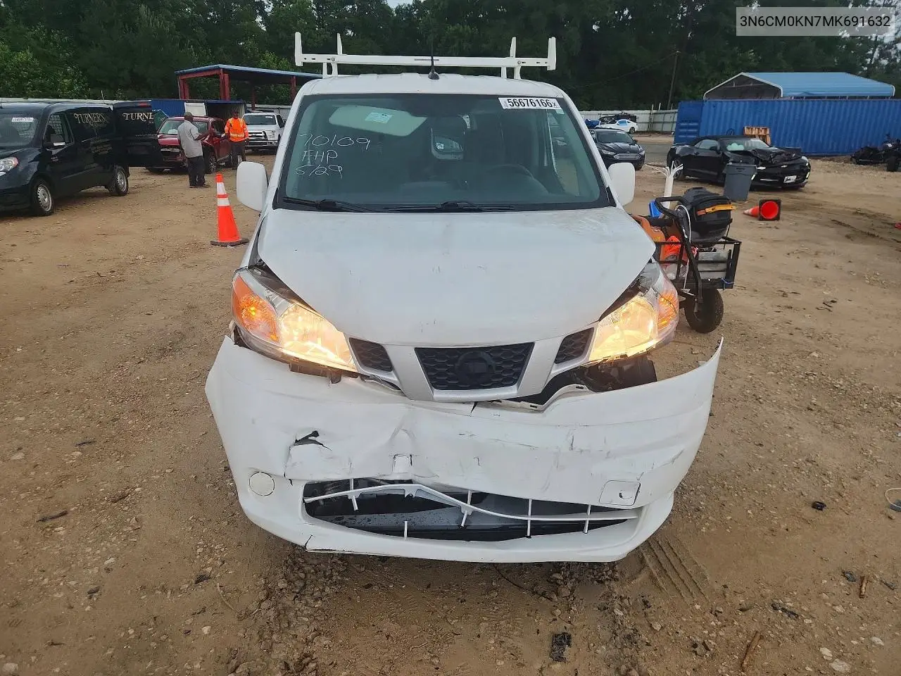 2021 Nissan Nv200 Sv VIN: 3N6CM0KN7MK691632 Lot: 56676166