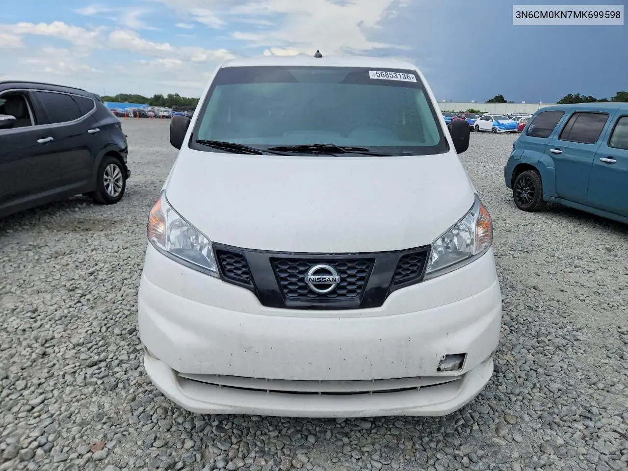 2021 Nissan Nv200 S VIN: 3N6CM0KN7MK699598 Lot: 56853136