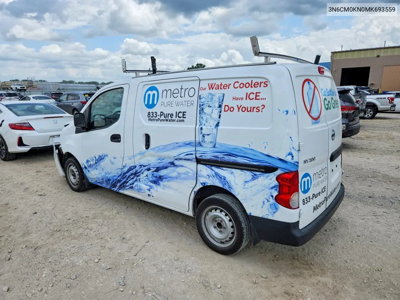 2021 Nissan Nv200 S VIN: 3N6CM0KN0MK693559 Lot: 56951676