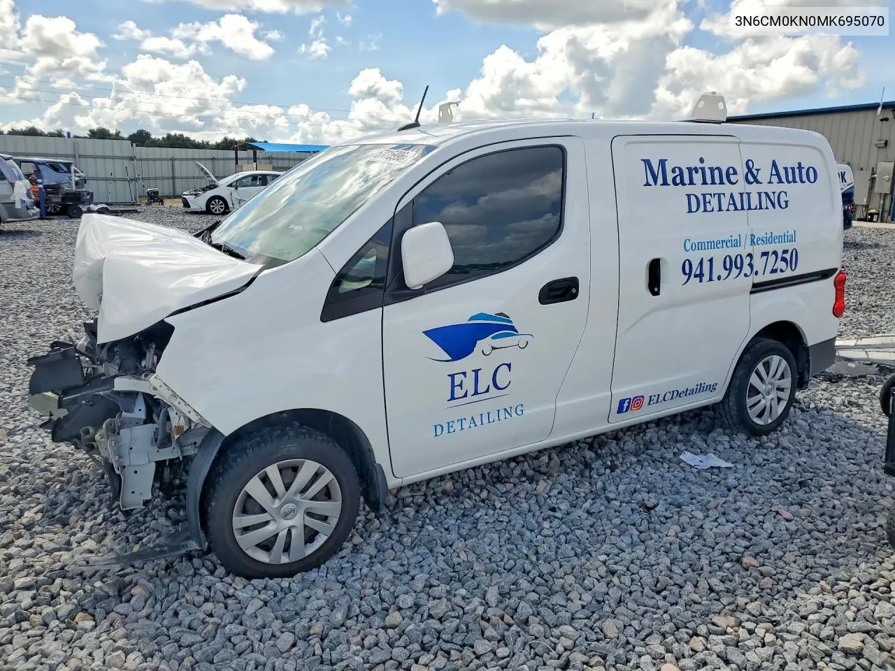 2021 Nissan Nv200 Sv VIN: 3N6CM0KN0MK695070 Lot: 57415996