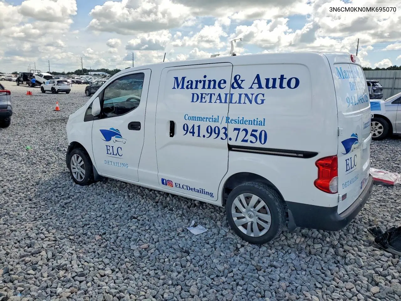 2021 Nissan Nv200 Sv VIN: 3N6CM0KN0MK695070 Lot: 57415996
