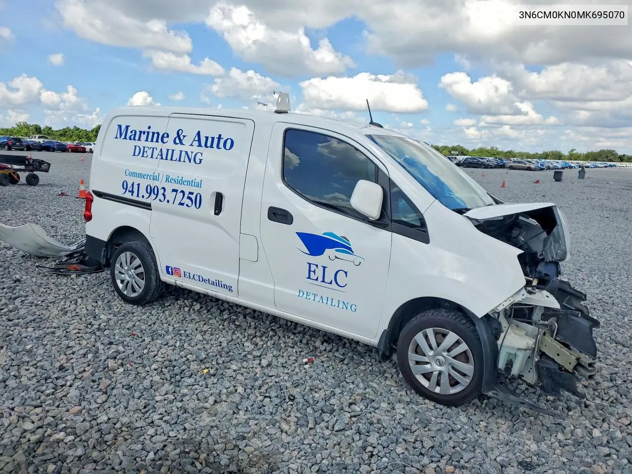 2021 Nissan Nv200 Sv VIN: 3N6CM0KN0MK695070 Lot: 57415996