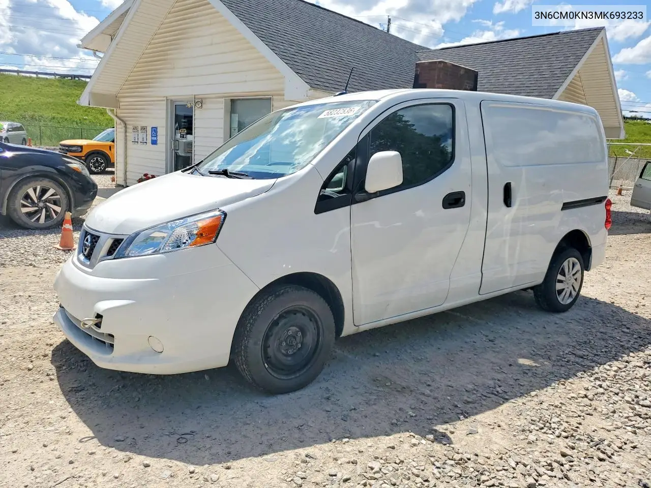 2021 Nissan Nv200 Delivery Van VIN: 3N6CM0KN3MK693233 Lot: 58232536