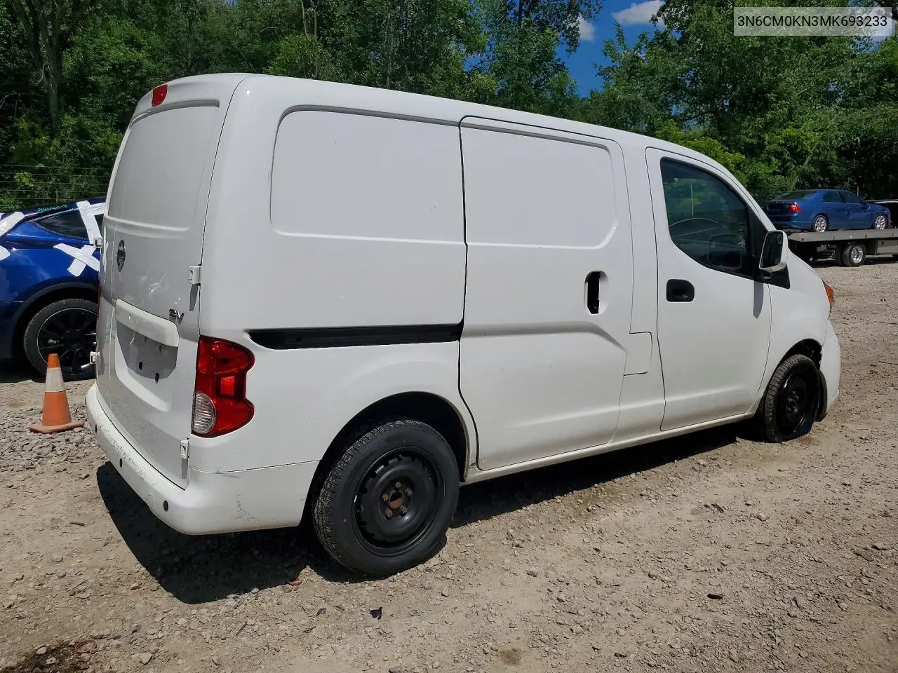 2021 Nissan Nv200 Delivery Van VIN: 3N6CM0KN3MK693233 Lot: 58232536