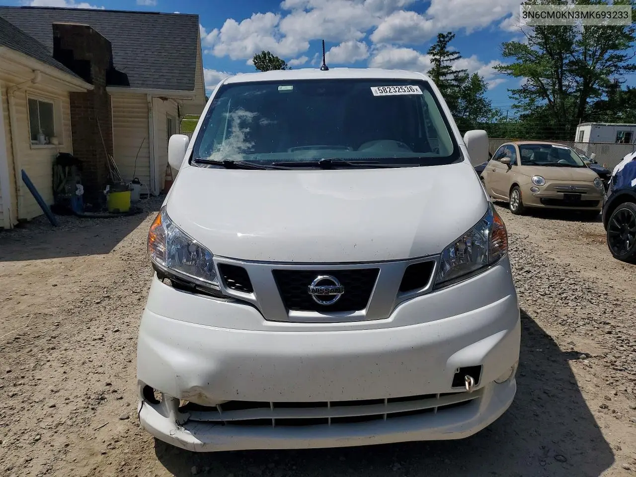 2021 Nissan Nv200 Delivery Van VIN: 3N6CM0KN3MK693233 Lot: 58232536