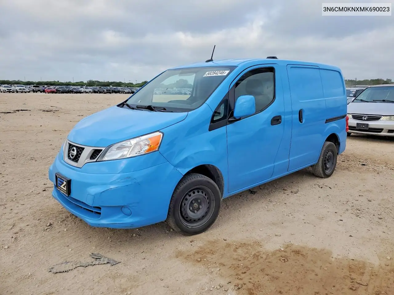 2021 Nissan Nv200 Sv VIN: 3N6CM0KNXMK690023 Lot: 58284246