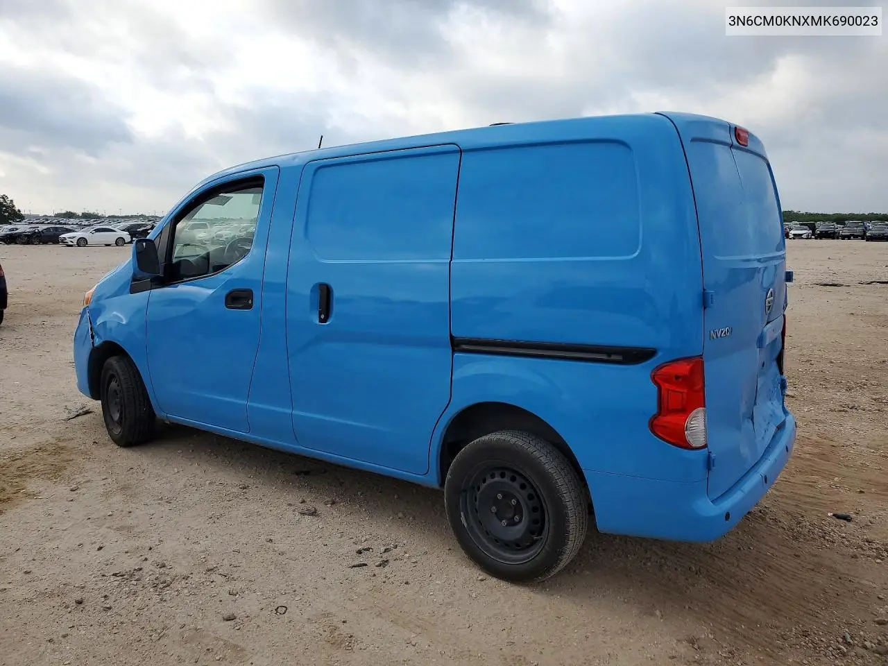 2021 Nissan Nv200 Sv VIN: 3N6CM0KNXMK690023 Lot: 58284246