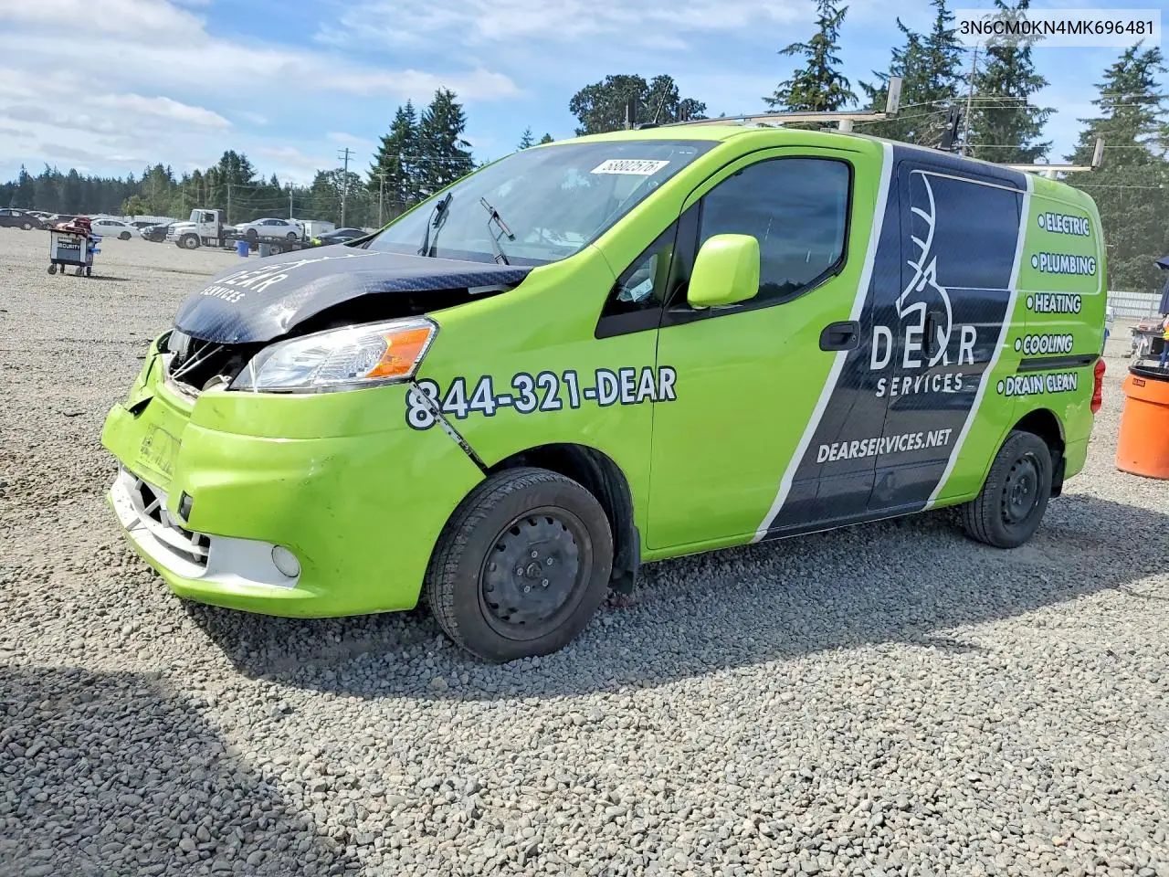 2021 Nissan Nv200 Delivery Van VIN: 3N6CM0KN4MK696481 Lot: 58802576