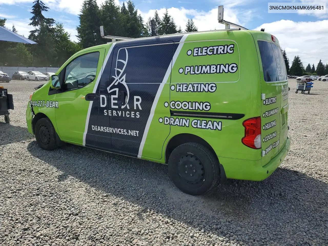 2021 Nissan Nv200 Delivery Van VIN: 3N6CM0KN4MK696481 Lot: 58802576