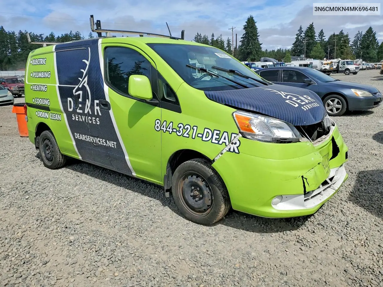 2021 Nissan Nv200 Delivery Van VIN: 3N6CM0KN4MK696481 Lot: 58802576