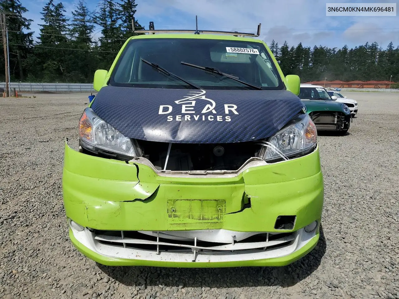 2021 Nissan Nv200 Delivery Van VIN: 3N6CM0KN4MK696481 Lot: 58802576