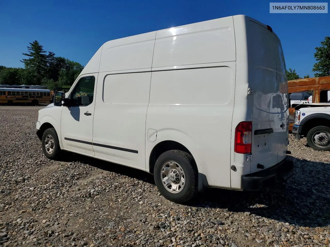 2021 Nissan Nv 2500 Hd Sv ** R & D * Pri Fleet ** VIN: 1N6AF0LY7MN808663 Lot: 59201946