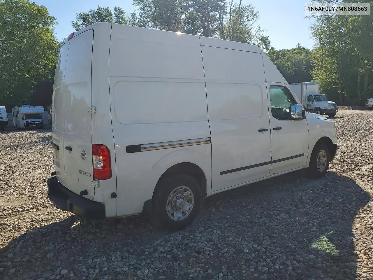 2021 Nissan Nv 2500 Hd Sv ** R & D * Pri Fleet ** VIN: 1N6AF0LY7MN808663 Lot: 59201946