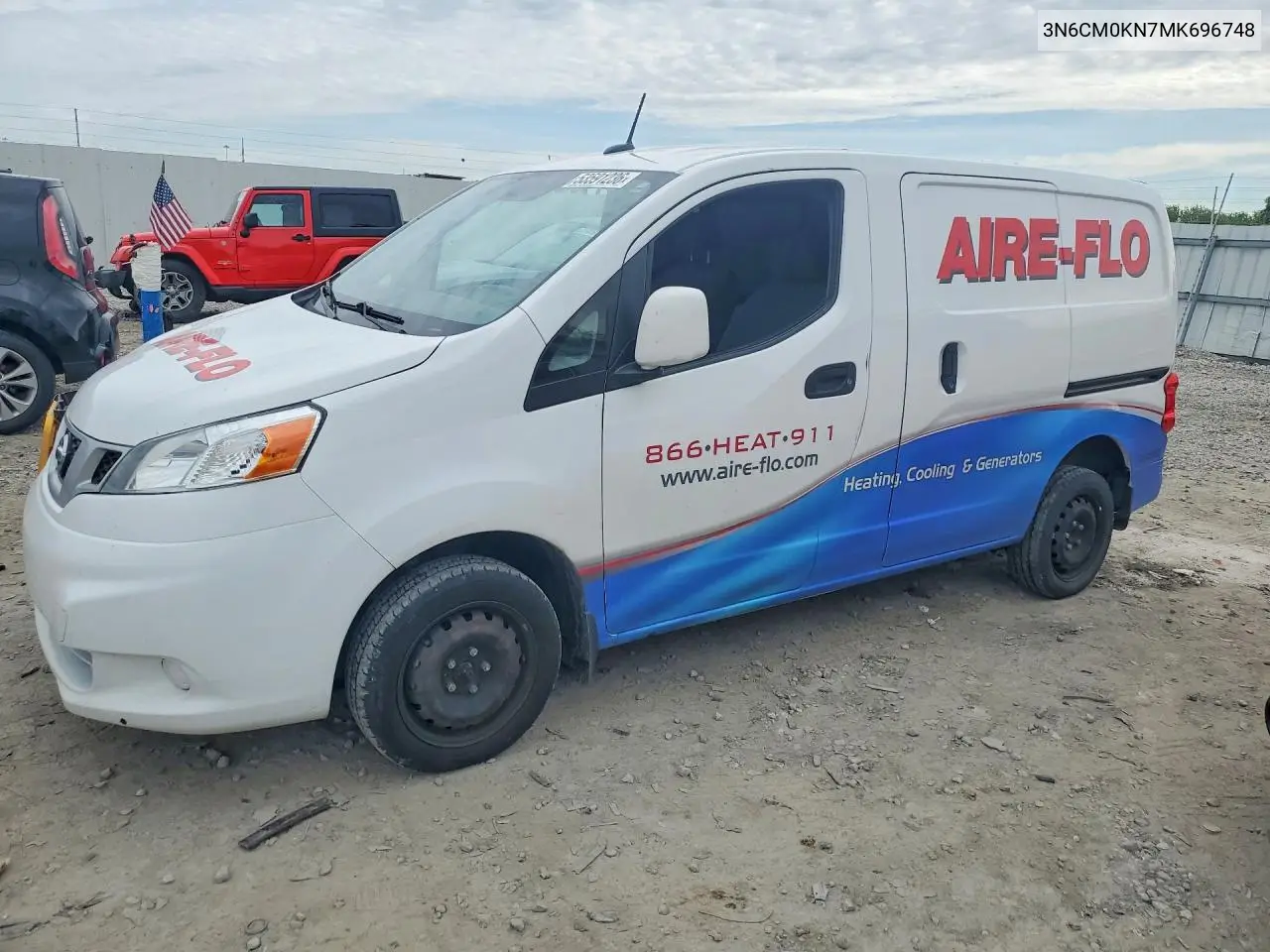 2021 Nissan Nv200 Cargo ** R & D * Pri Fleet ** VIN: 3N6CM0KN7MK696748 Lot: 59202096