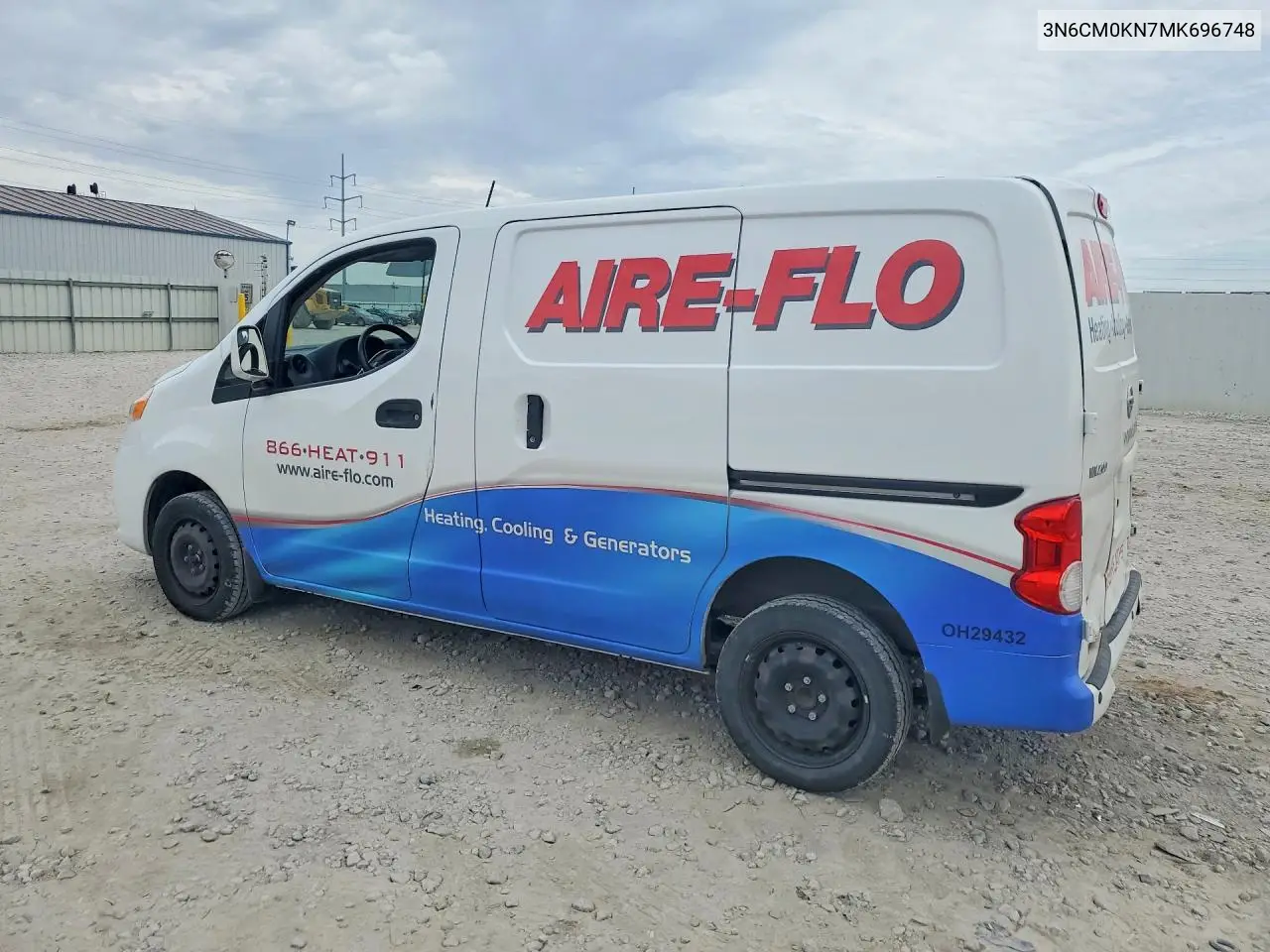 2021 Nissan Nv200 Cargo ** R & D * Pri Fleet ** VIN: 3N6CM0KN7MK696748 Lot: 59202096