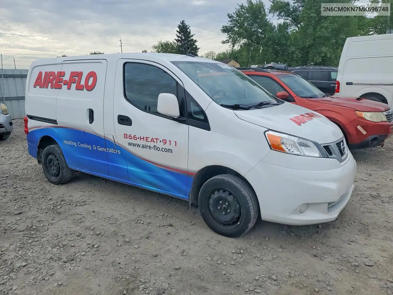2021 Nissan Nv200 Cargo ** R & D * Pri Fleet ** VIN: 3N6CM0KN7MK696748 Lot: 59202096