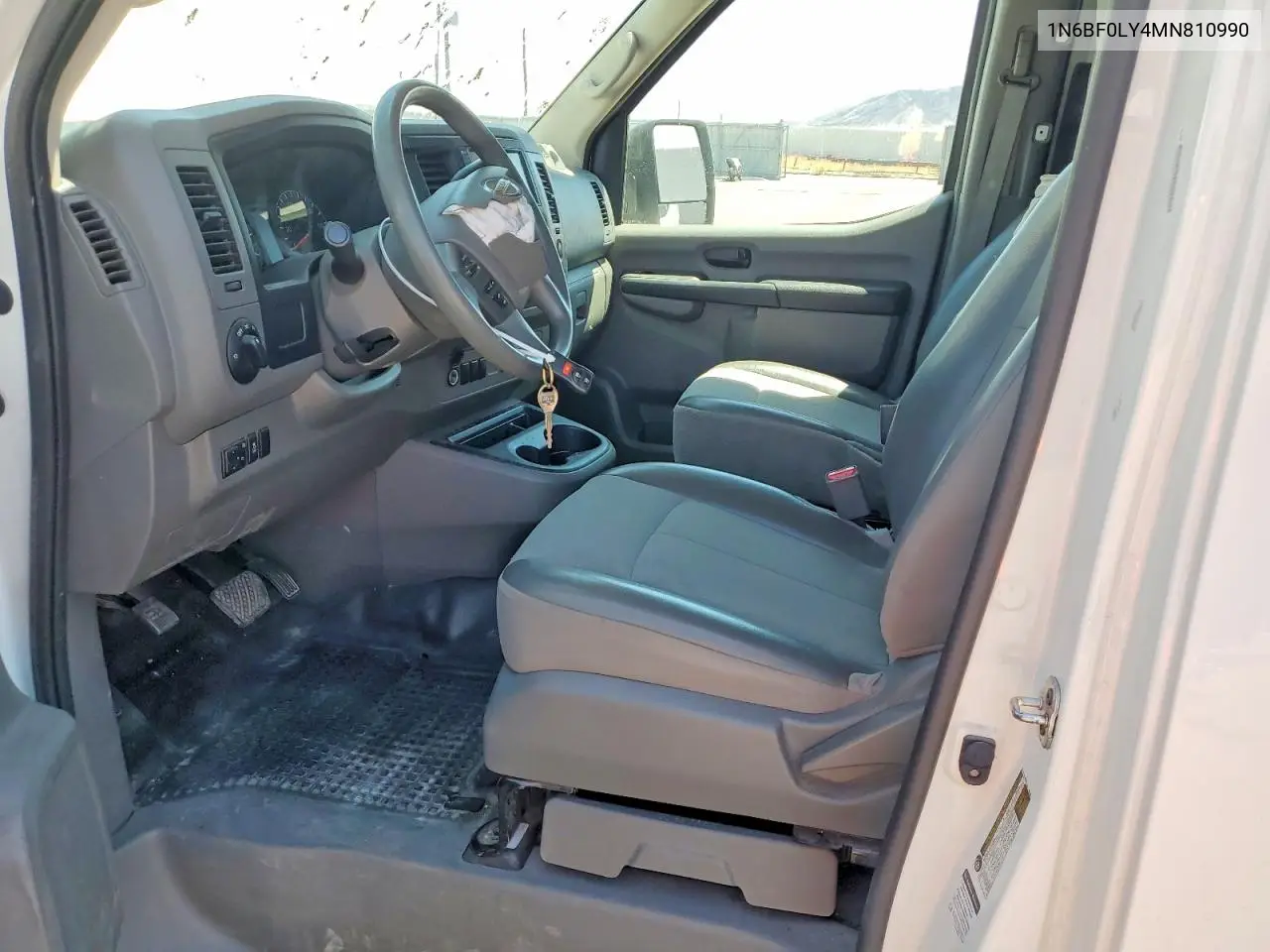 2021 Nissan Nv 2500 Hd S VIN: 1N6BF0LY4MN810990 Lot: 59405336