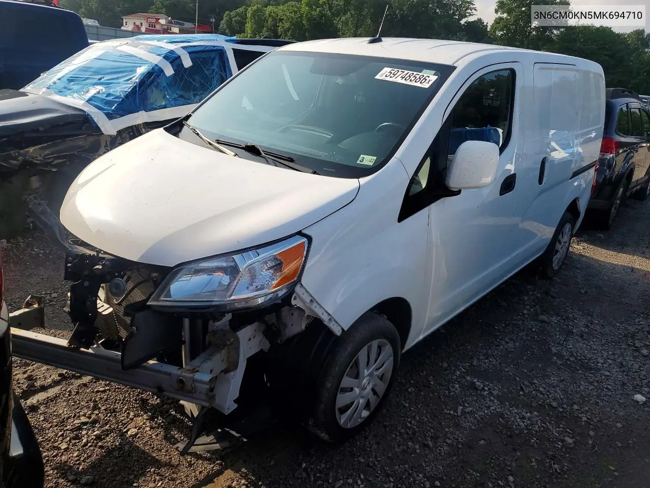2021 Nissan Nv200- Cln Title- Pri Fleet- Ck Eng On VIN: 3N6CM0KN5MK694710 Lot: 59748586