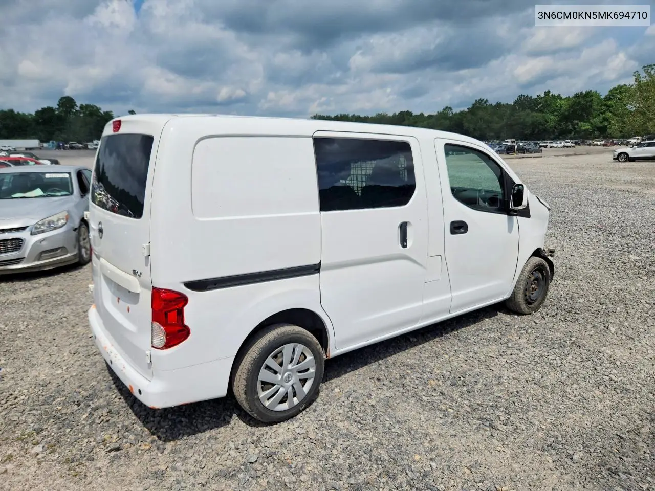 2021 Nissan Nv200- Cln Title- Pri Fleet- Ck Eng On VIN: 3N6CM0KN5MK694710 Lot: 59748586