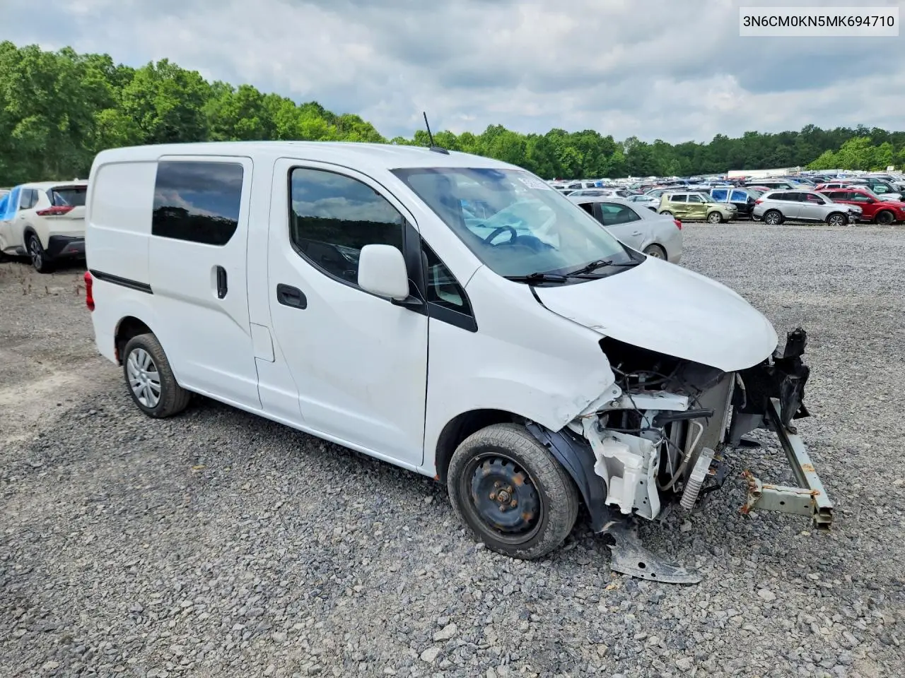 2021 Nissan Nv200- Cln Title- Pri Fleet- Ck Eng On VIN: 3N6CM0KN5MK694710 Lot: 59748586