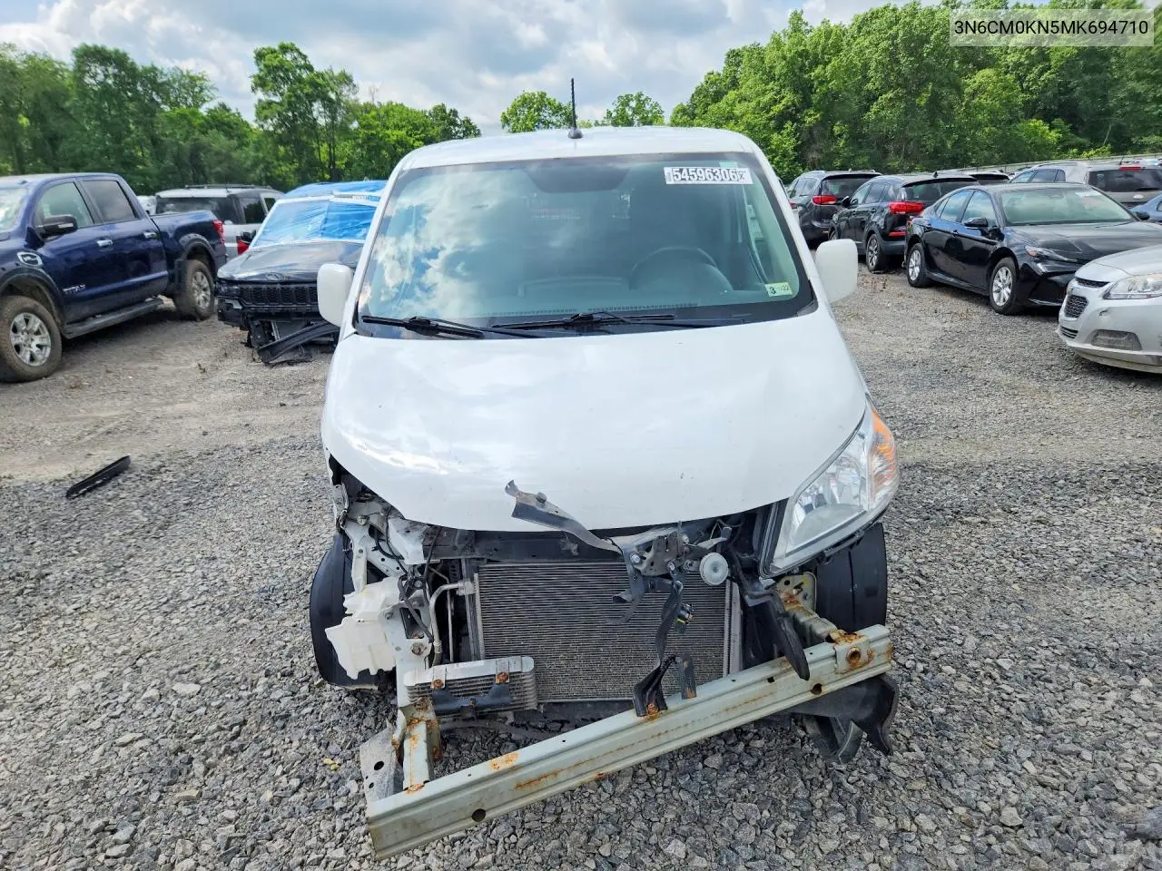 2021 Nissan Nv200- Cln Title- Pri Fleet- Ck Eng On VIN: 3N6CM0KN5MK694710 Lot: 59748586