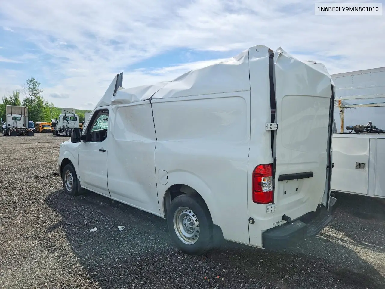 2021 Nissan Nv 2500 Hd S VIN: 1N6BF0LY9MN801010 Lot: 60618116