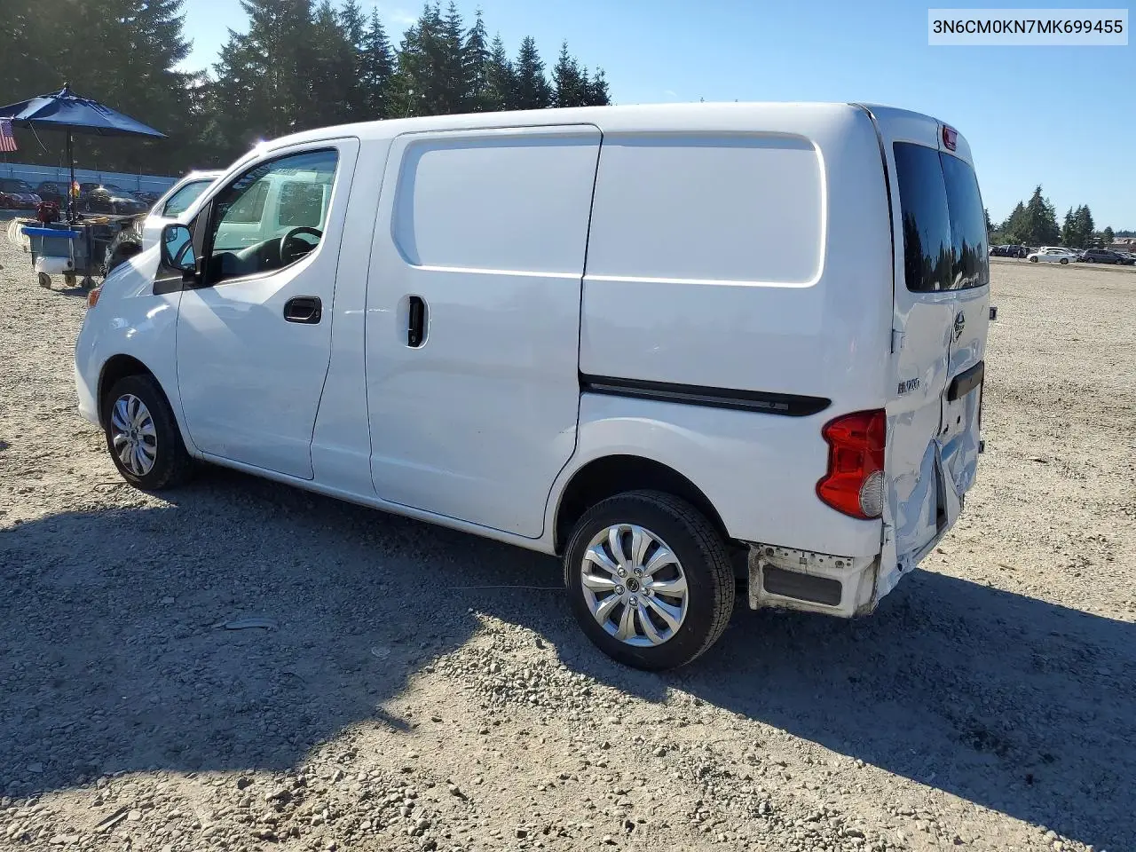 2021 Nissan Nv200 S VIN: 3N6CM0KN7MK699455 Lot: 60783016