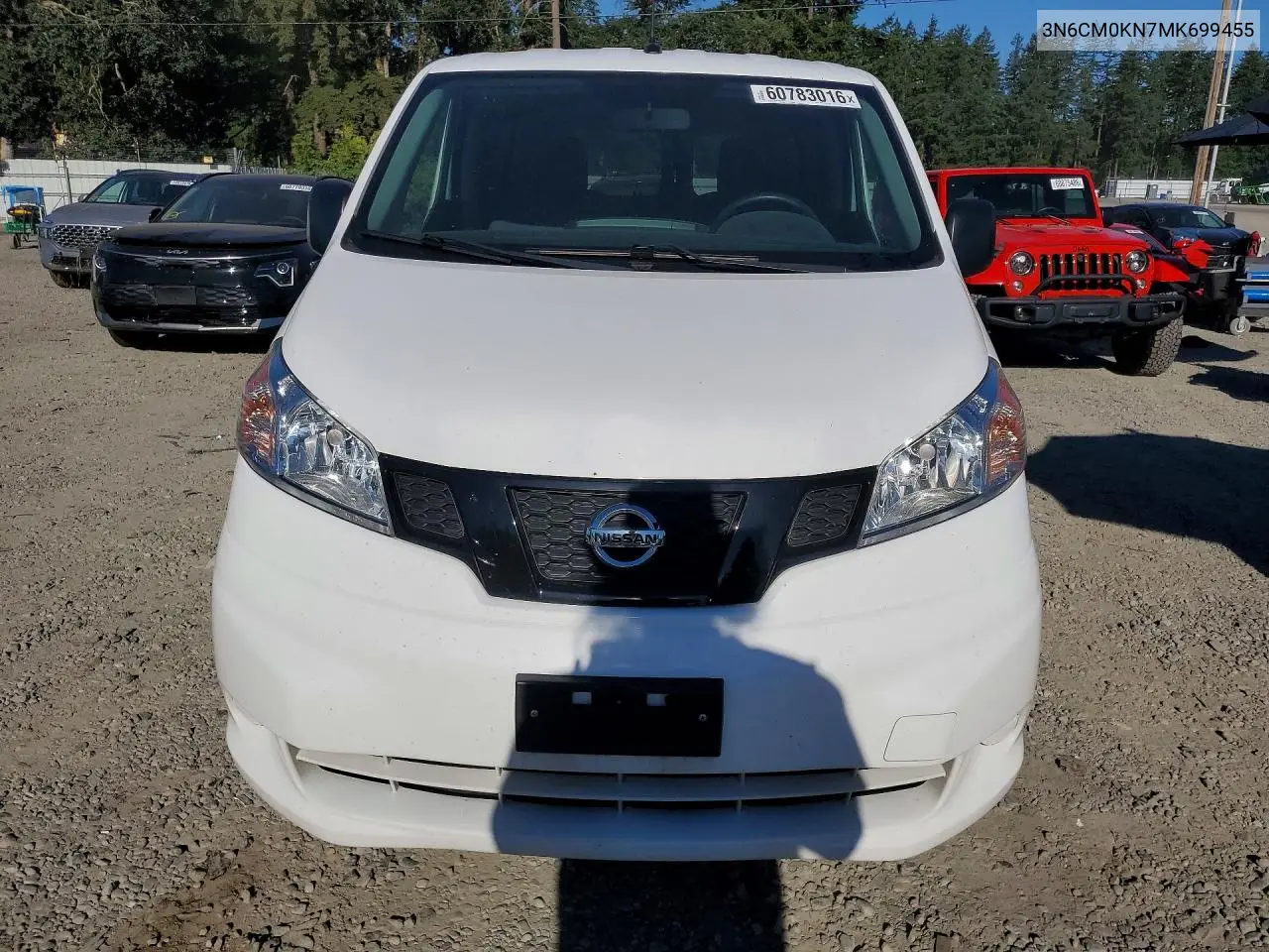 2021 Nissan Nv200 S VIN: 3N6CM0KN7MK699455 Lot: 60783016