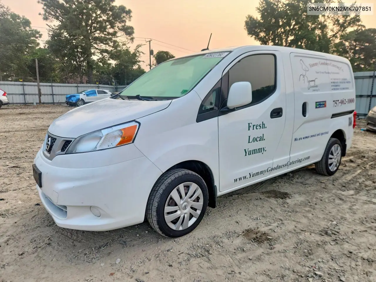 2021 Nissan Nv200 Sv VIN: 3N6CM0KN2MK707851 Lot: 60932766