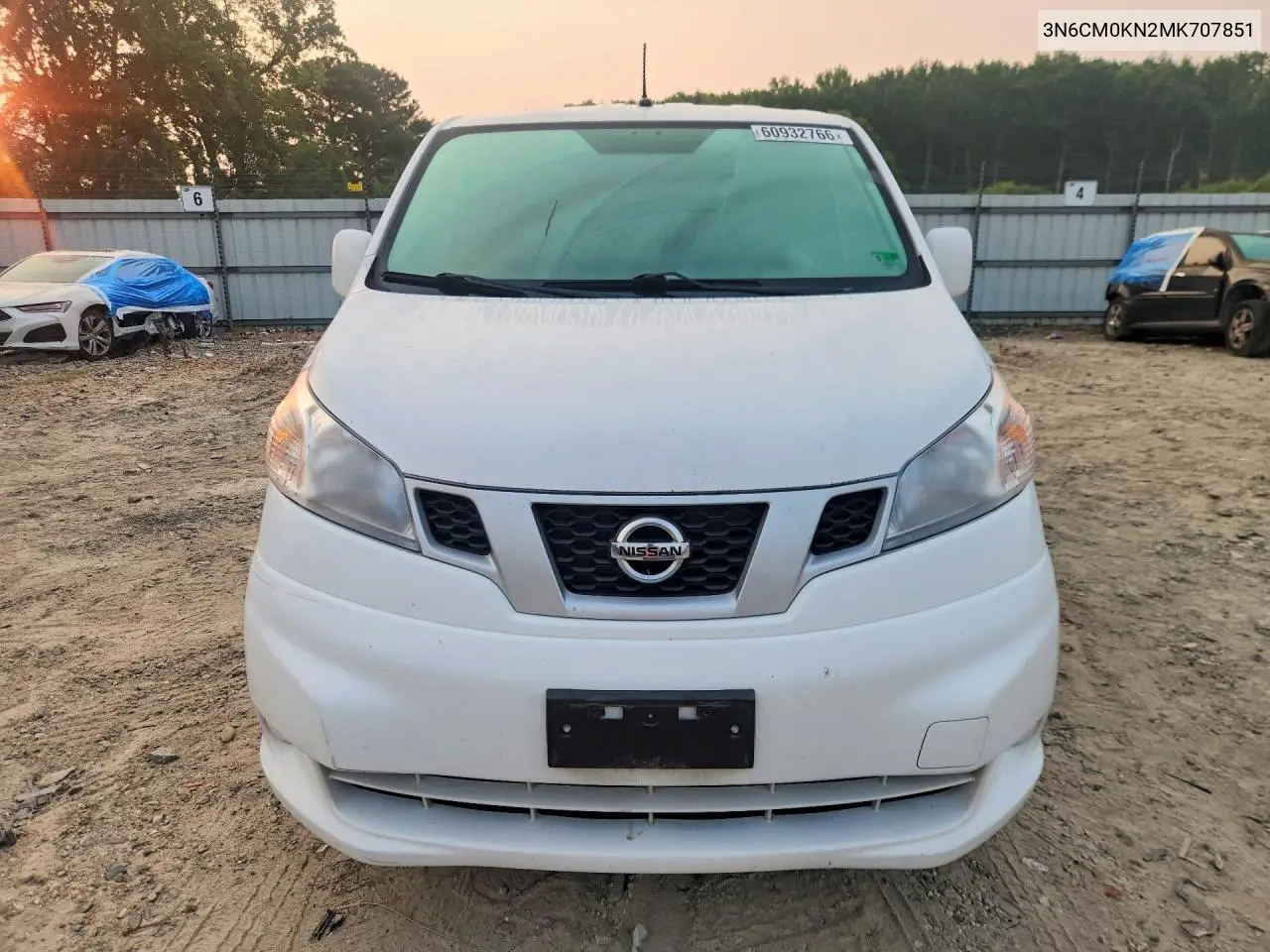 2021 Nissan Nv200 Sv VIN: 3N6CM0KN2MK707851 Lot: 60932766