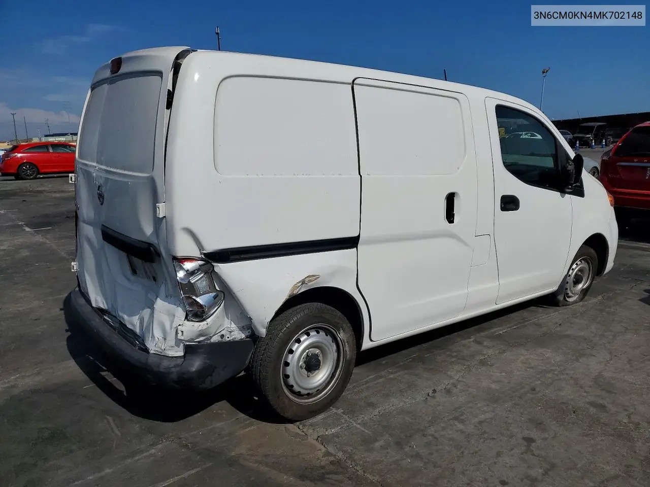 2021 Nissan Nv200 S VIN: 3N6CM0KN4MK702148 Lot: 60966716