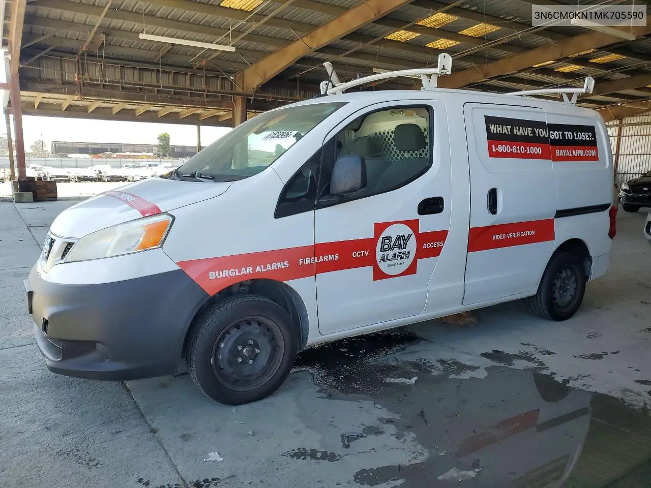 2021 Nissan Nv200 VIN: 3N6CM0KN1MK705590 Lot: 61538996