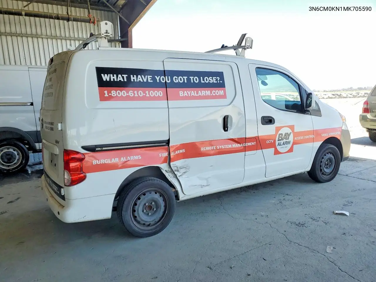 2021 Nissan Nv200 VIN: 3N6CM0KN1MK705590 Lot: 61538996